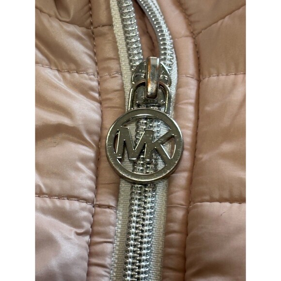Michael Kors Girls Pink Puffer Jacket Size 7/8 - Picture 4 of 13
